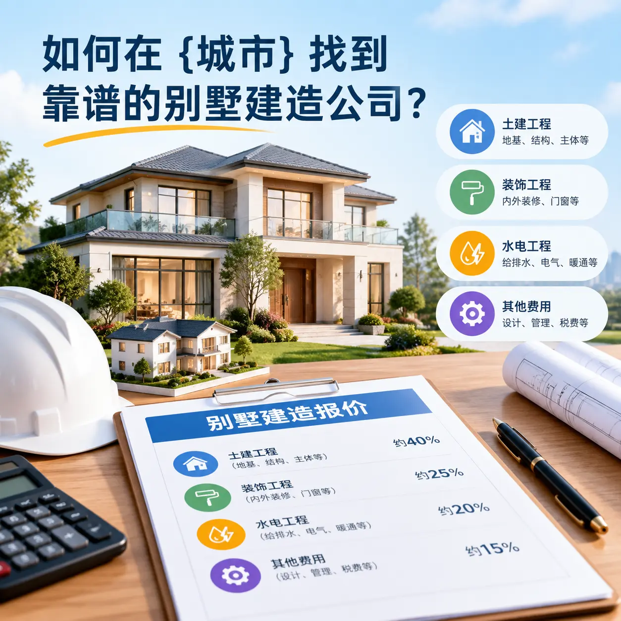 如何在 雷山 找到靠谱的别墅建造公司?