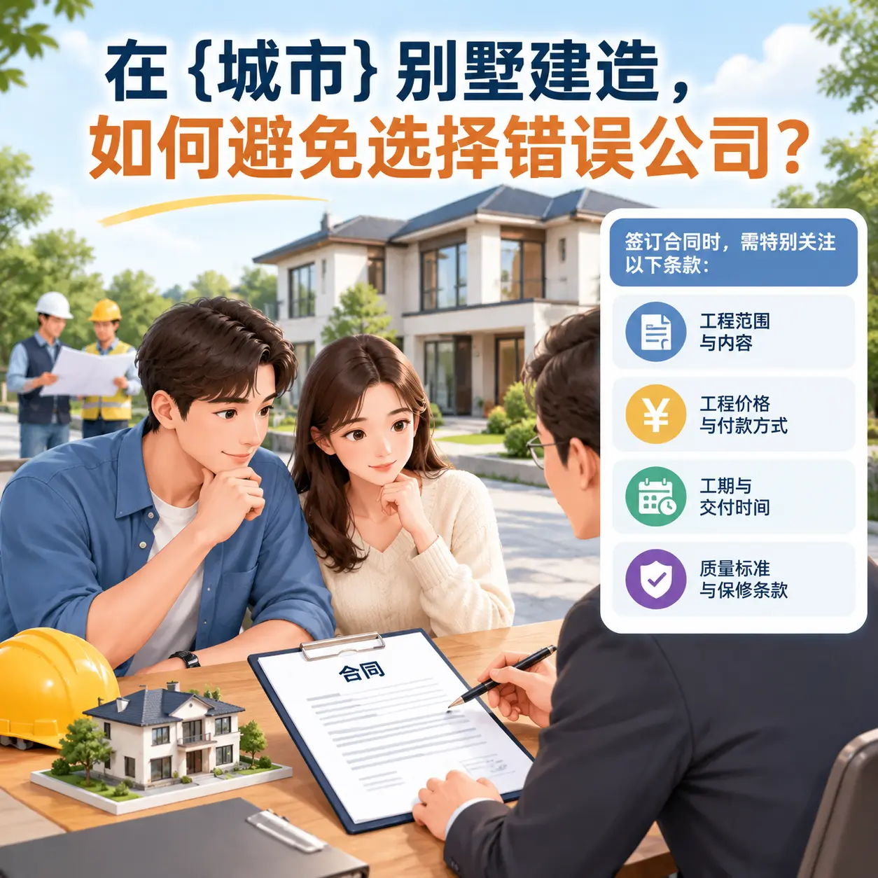 在 雷山 别墅建造,如何避免选择错误公司?