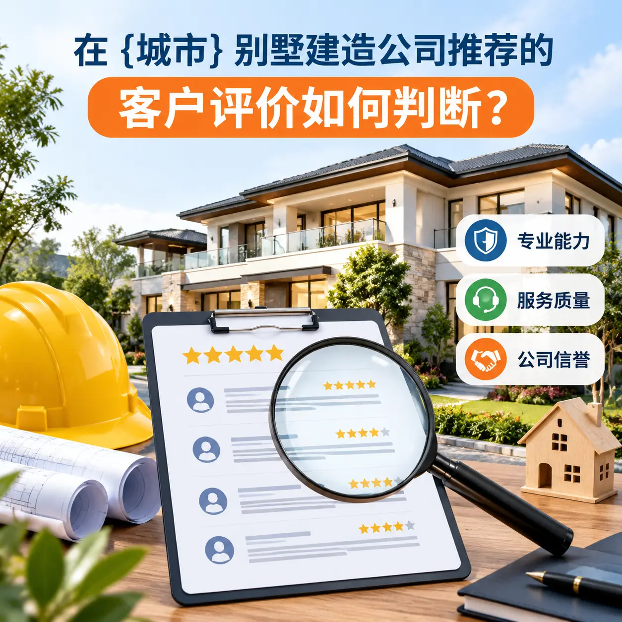 在 雷山 别墅建造公司推荐的客户评价如何判断？