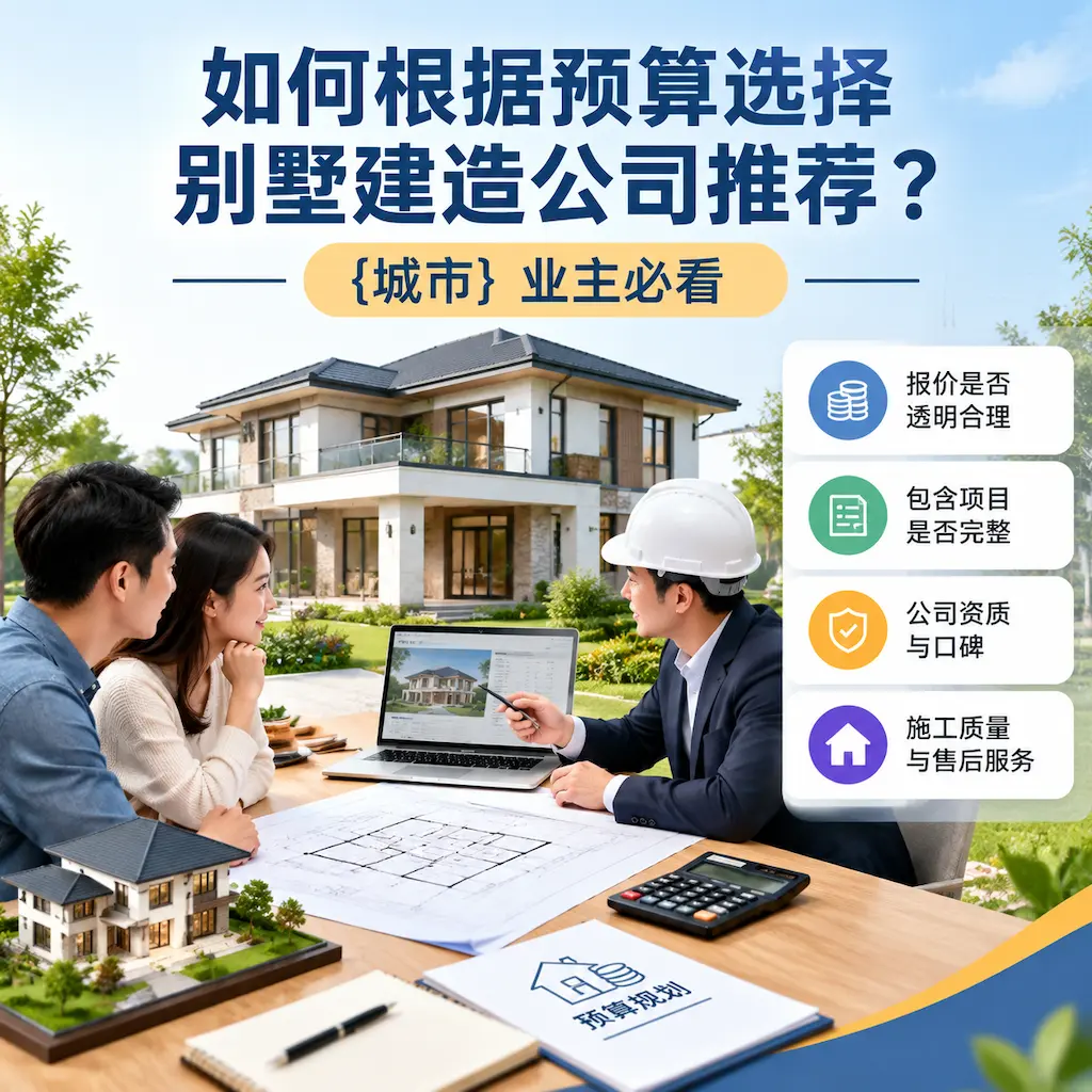 如何根据预算选择别墅建造公司推荐？ 雷山 业主必看