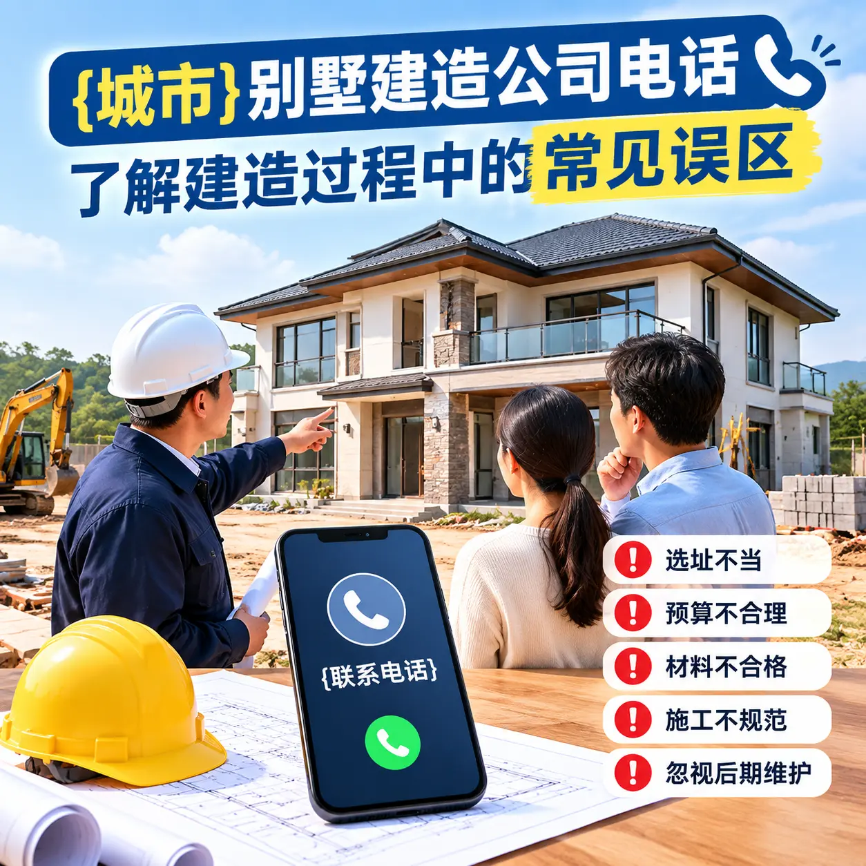 雷山别墅建造公司电话，了解建造过程中的常见误区