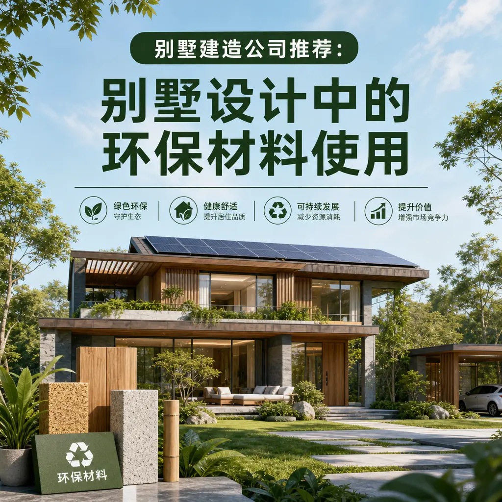 别墅建造公司推荐： 雷山 别墅设计中的环保材料使用